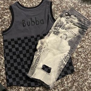 New Boys skater distressed/destroyed shorts 2t